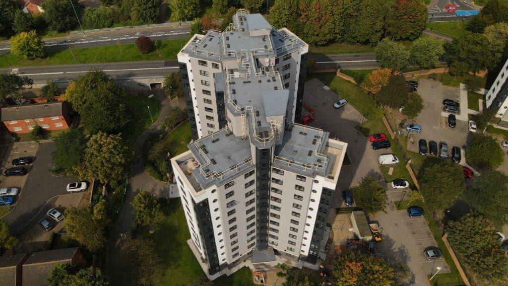 New Birmingham tower blocks